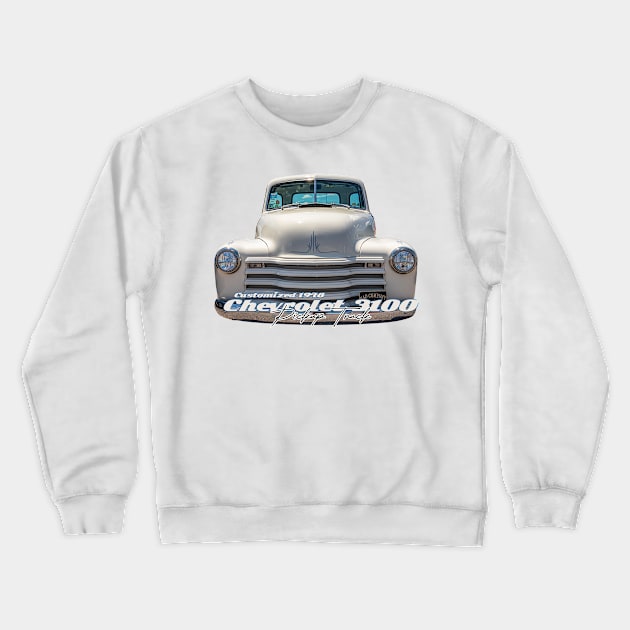 Customized 1948 Chevrolet 3100 Pickup Truck Crewneck Sweatshirt by Gestalt Imagery